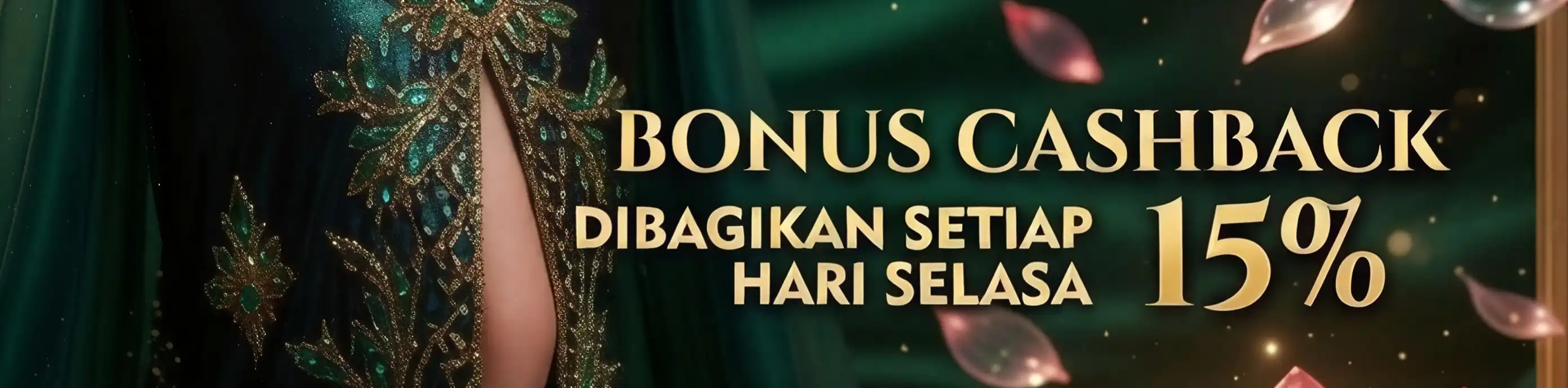 CASHBACK MINGGUAN HINGGA 15% - SLOT | LIVECASINO | SPORTBOOKS